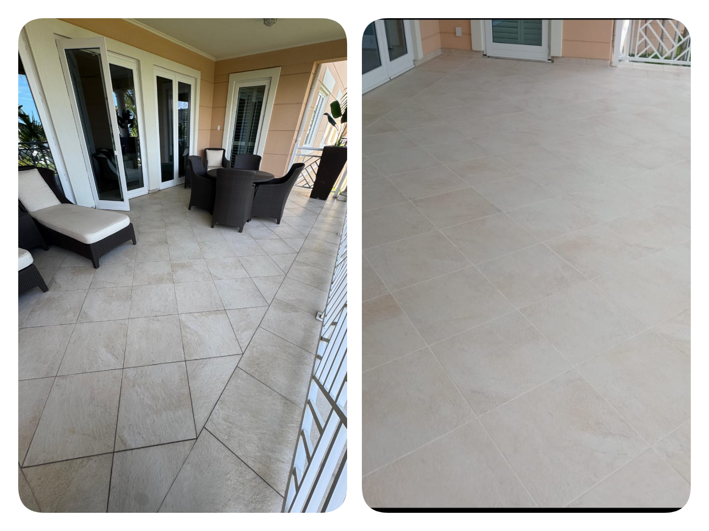 Bahamas Pro Steamers branded living room cleaning showcase